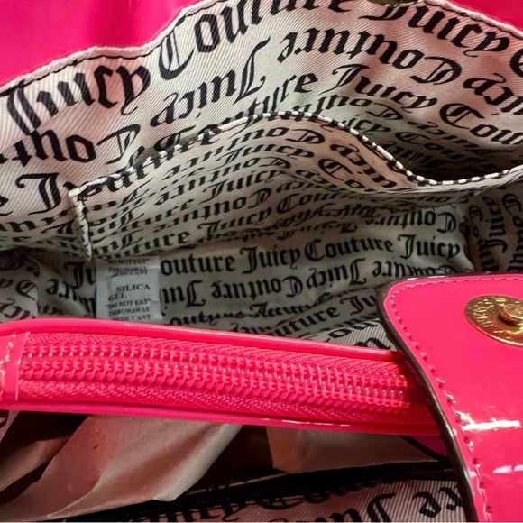 Juicy Couture Los Angeles NWT Juicy Pink Signature Satchel Crossbody Bag (P057) - Picture 4 of 11